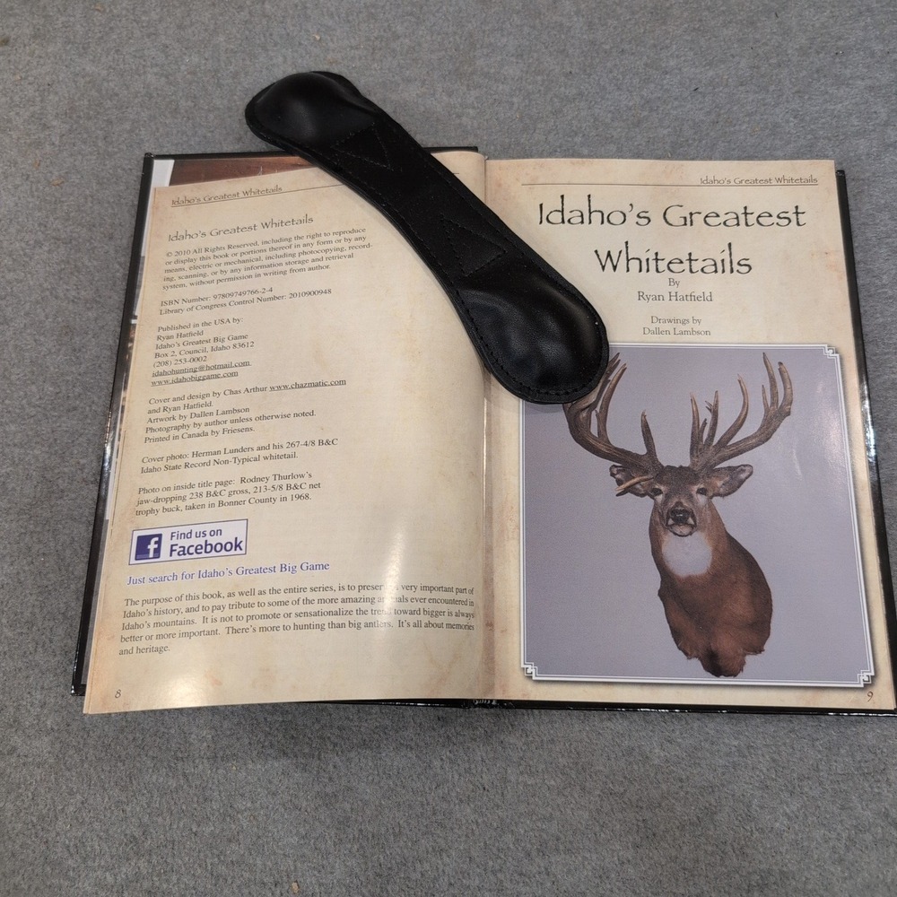 Idaho's Greatest Whitetails First Edition Ryan Hatfield Hardcover Hunting Book - Picture 3 of 4